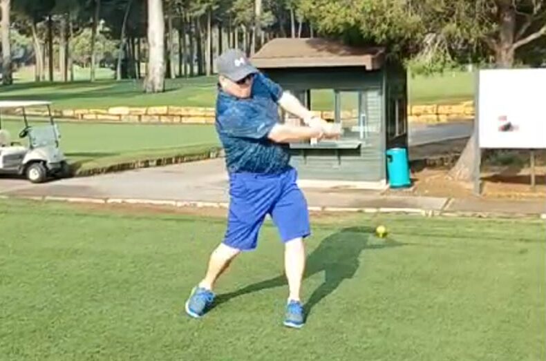 Golf after keyhole heart surgery under Mr Birdi